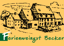 Zeichnung des Weinguts Manfred Becker